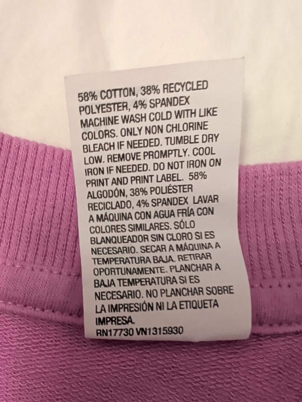 All in Motion Purple Health & Wellness Sweatshirt NWOT - Picture 4 of 5